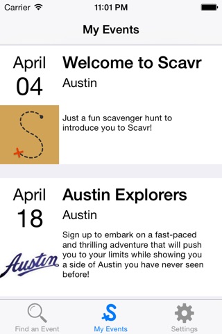 Scavr - Scavenger Hunts screenshot 2