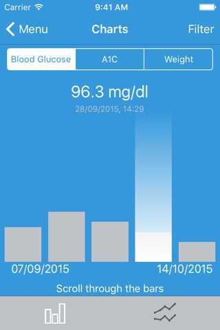 DiabetesLogger screenshot 3