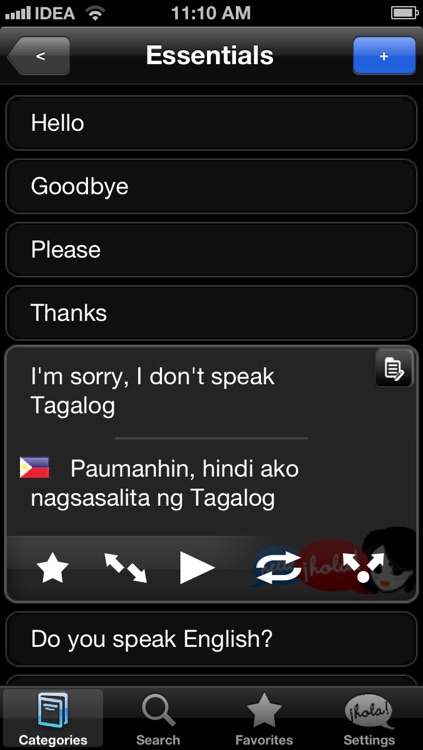 Lingopal Tagalog (Filipino) LITE - talking phrasebook