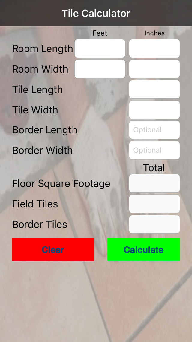 Tile Calculator