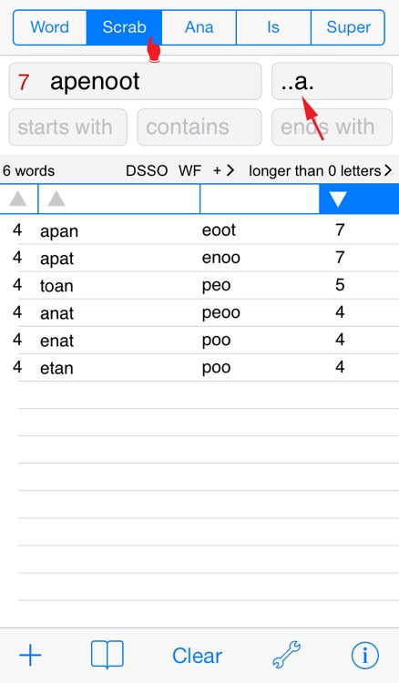Words Finder Svenska/Swedish PRO - find the best words for crossword, Wordfeud, Scrabble, cryptogram, anagram and spelling screenshot-3