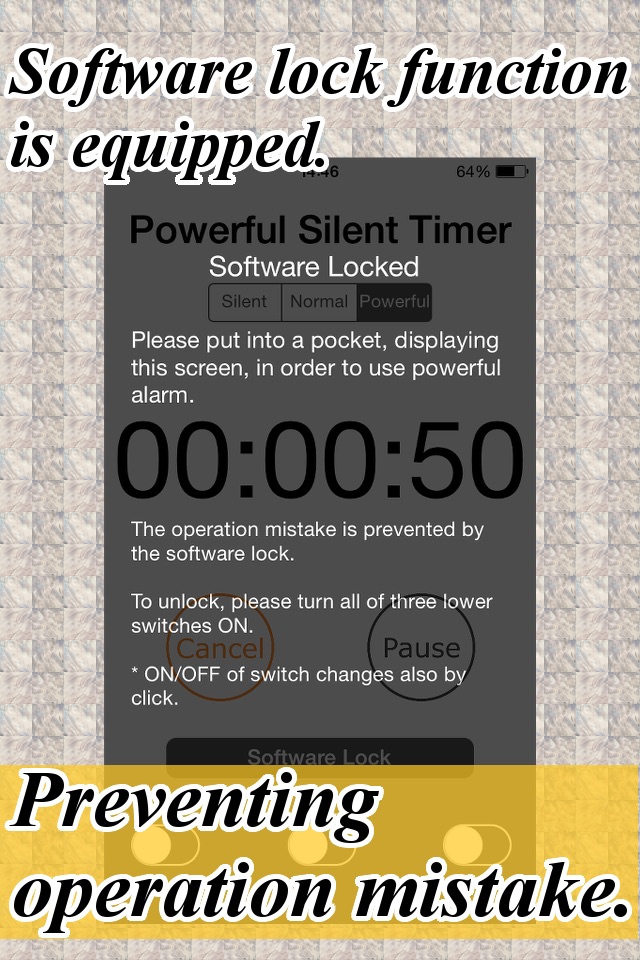 Powerful Silent Timer – Vibration Alarm for Library, Train etc. screenshot 2