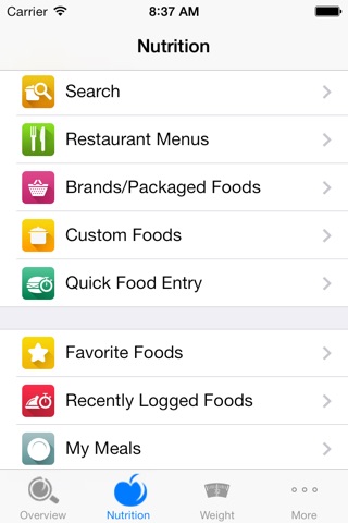 CarbsControl - Carb Counter, Carbs Tracker, Nutrition tracker for Diabetes and Low Carb Diets screenshot 3