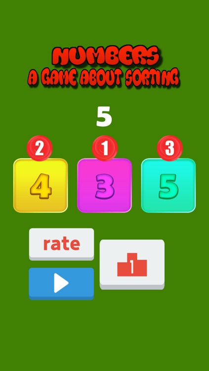 Numbers: A Game about Sorting by eyad ayesh