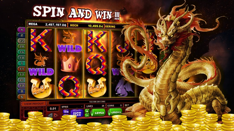 Lucky Golden Dragon Slot Machine Casino - The Journey To Treasures of The Book of Fire