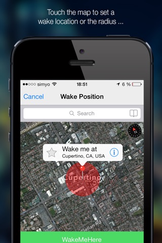 WakeMeHere screenshot 3