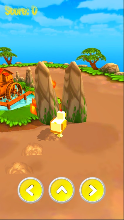 Jumpy Chicken On Fire screenshot-3