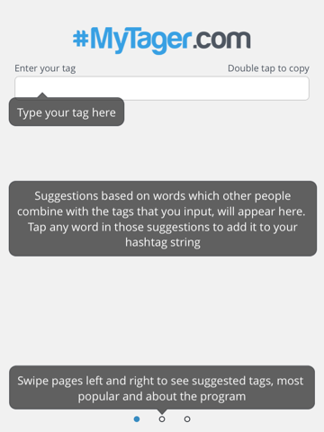 MyTager - Pick hashtags for Instagram and Twitter screenshot