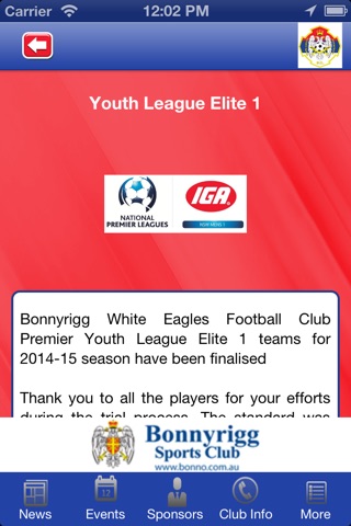 Bonnyrigg White Eagles Football Club screenshot 2