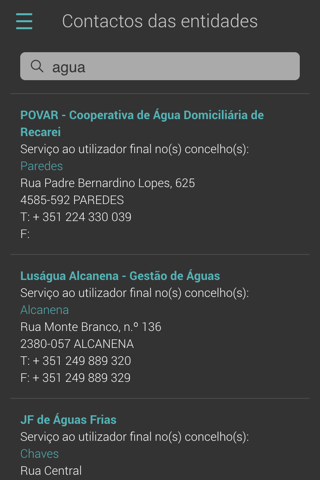 ERSAR – Serviços de águas e resíduos em Portugal screenshot 4