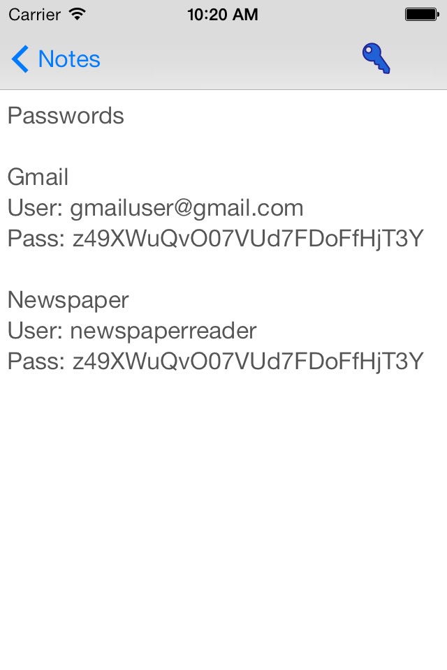 Really Secure Notes screenshot 2