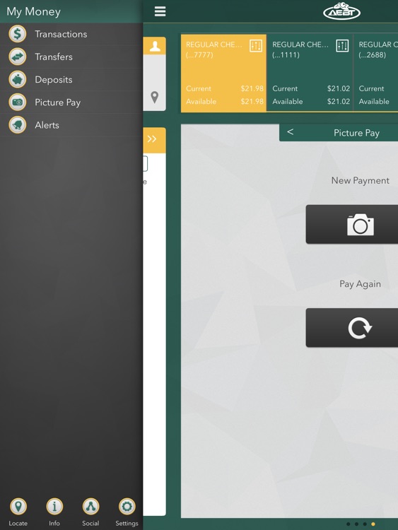 Pineland Bank for iPad