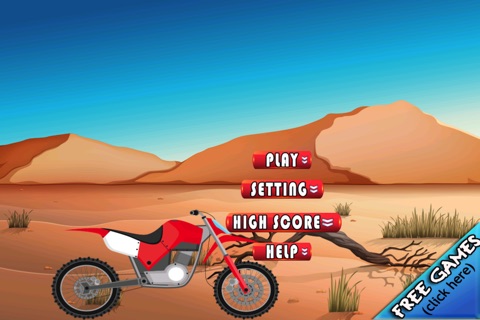 Sand Motorcycle Race Track - Awesome Desert Bike Drag screenshot 2
