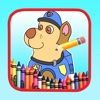 Coloring Kids Learning for Paw Patrol Edition