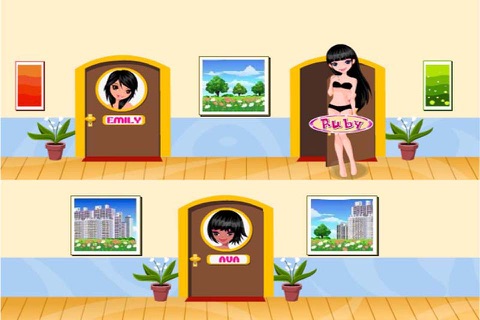 Chic School Girls Dressing & Makeover screenshot 2