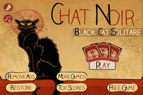 Chat Noir Black Cat Solitaire Club - Grand Cabaret World Series screenshot 3