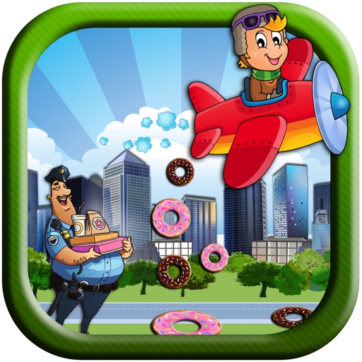 Donut Downpour: Feed the Police - Free icon