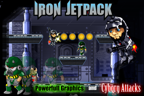 Flappy Iron Jetpack Bird Man VS Cyborgs Of Steel Free screenshot 3