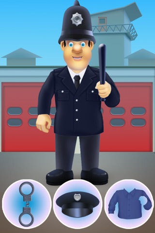 Fun Policeman / Fireman Dressing up Game for Kids screenshot 3