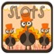 Cute Turkey Slot Machine - Free Thanksgiving Games for Family Gathering Time