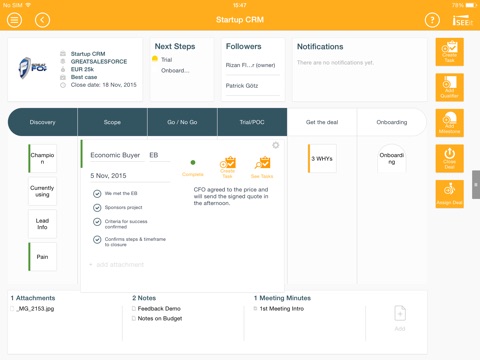 iSEEit - sales intelligence and productivity screenshot 2