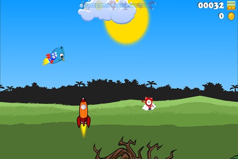 Baby Bird - Jetpack Adventure screenshot 3