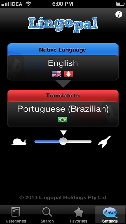 Lingopal Portuguese (Brazilian) - talking phrasebook