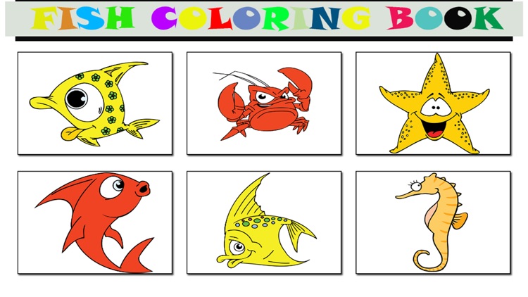 Learn to Draw Fish Coloring Book for Children