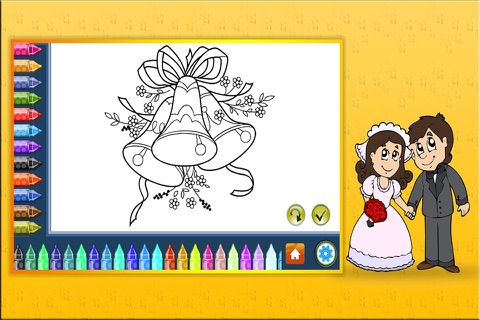 Coloring Book Wedding screenshot 2