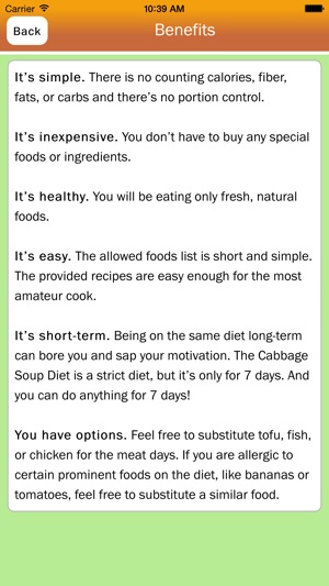 Cabbage Soup Diet - Quick 7 Day Weight Loss Plan On The App Store