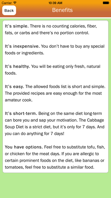 Cabbage Soup Diet - Quick 7 Day Weight Loss Plan Screenshot 5