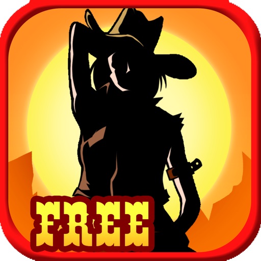 Lone Western Lady Shooter Free : Run & Gun in the wild west Icon