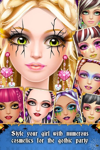 Goth Girl Makeover: Halloween Costume Party screenshot 2