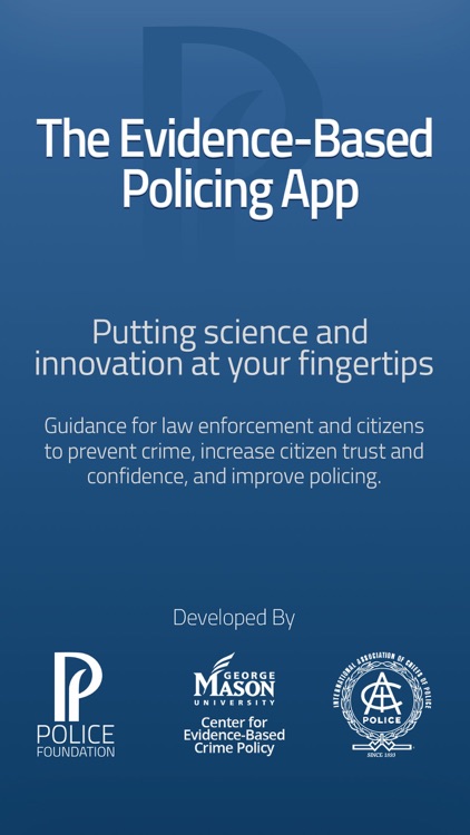 Evidence-Based Policing