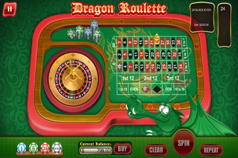 Atlantis City of Dragons Casino Era Roulette Games Free (777 Top Spin Bonanza) screenshot 3