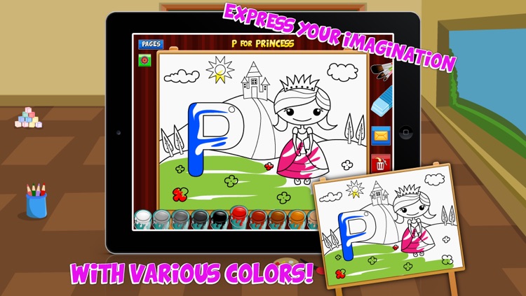 ABC123 Coloring Book Free screenshot-4