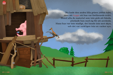 Tre Små Grisar - En interaktiv barnbok screenshot 3