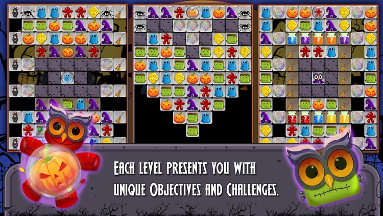 Halloween Drops 2 - Match three puzzle