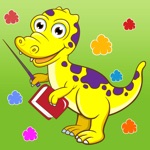Dinosaurs game for children age 2-5 Train your skills for kindergarten preschool or nursery school with dinos