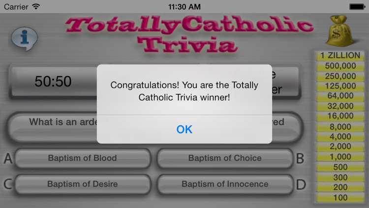 Totally Catholic Trivia, Full Version screenshot-4