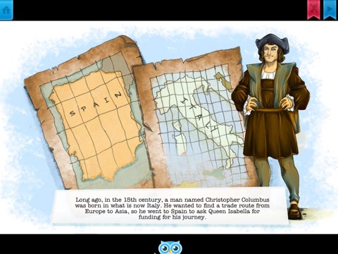 Christopher Columbus - Have fun with Pickatale while learning how to read. screenshot 2