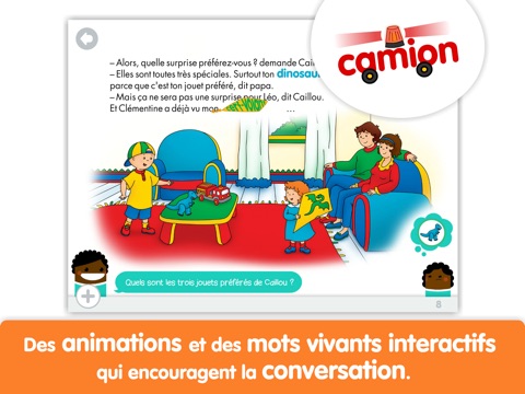 Caillou: Show and Tell - Lite - by i Read With screenshot 2