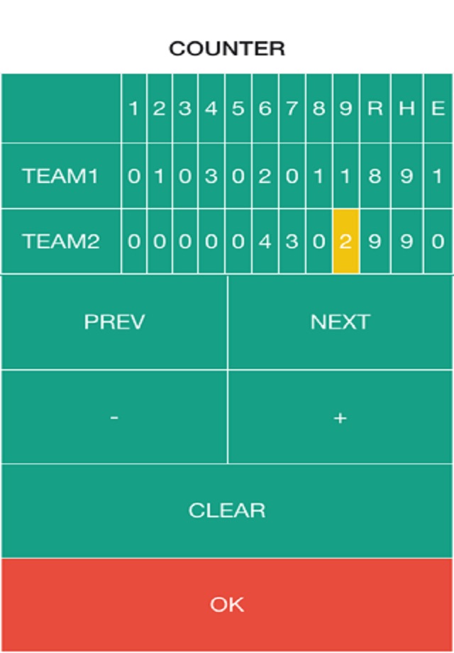 Umpire 野球 スコアボード/カウンター（野球審判用 インジケーター） screenshot 2