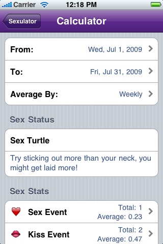 A Sexulator - Sex Calculator & Calendar Tracker screenshot-3