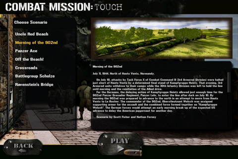 Combat Mission : Touch screenshot 4