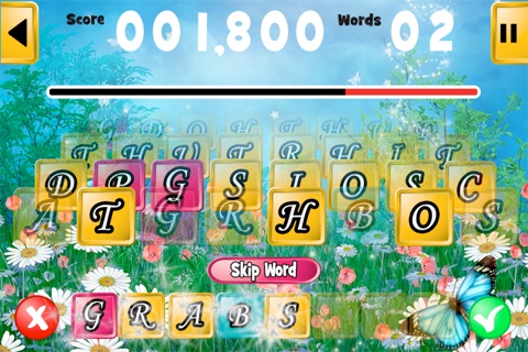 Hidden Garden Word Scramble screenshot 2