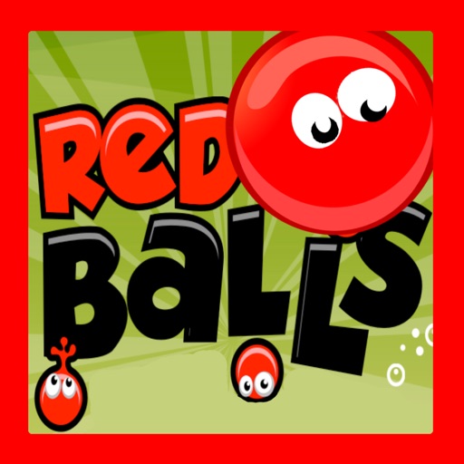 Red rollercoaster balls in the universum of Goo icon