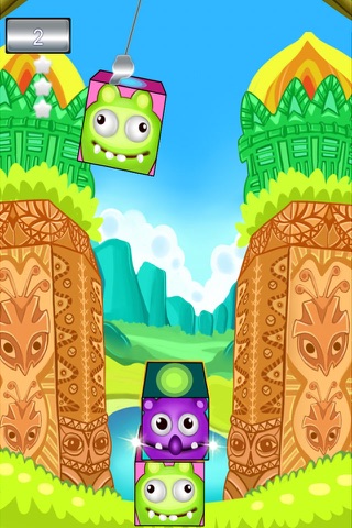 Block Monsters Tower Stacker - Kids Games Free screenshot 2