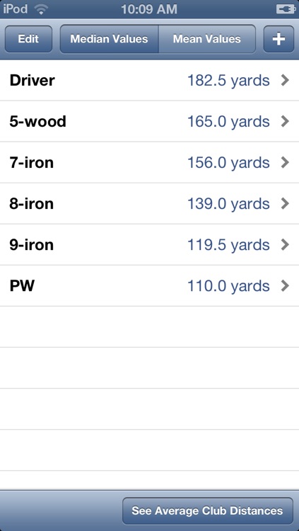 Golf Club Distances screenshot-3