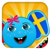 iPlay Swedish: Kids Discover the World - children learn to speak a language through play activities: fun quizzes, flash card games, vocabulary letter spelling blocks and alphabet puzzles